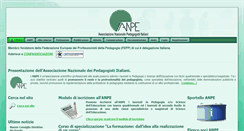 Desktop Screenshot of anpe.it